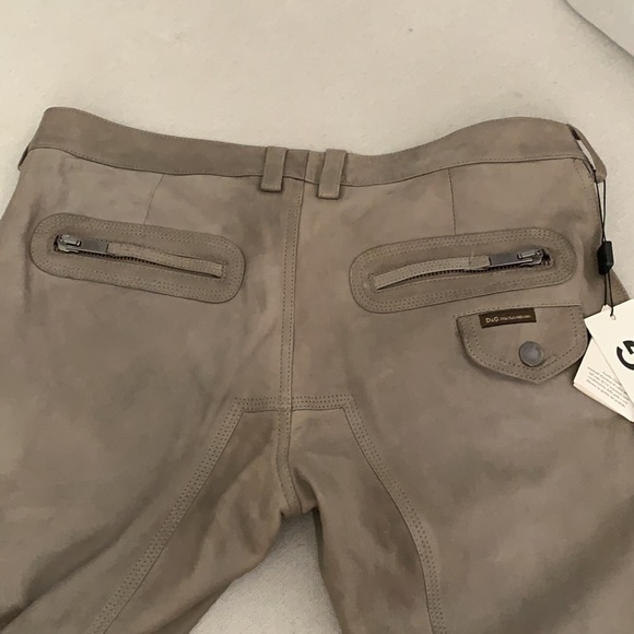 D&G Men's Leather Pants - Picture 8 of 14